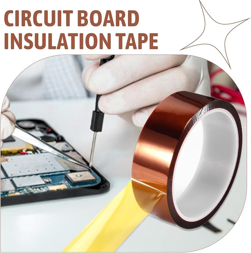 30mm x 33M Metal Adhesive Tape 3D Printing Board Traceless Protection Insulation - Image 1