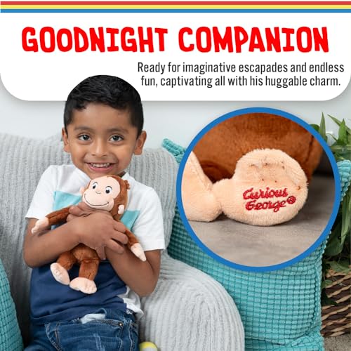Kids Preferred دميّة قرد جورج الفضولية المفضلة للأطفال - 8 بوصات - Image 4