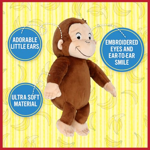 Kids Preferred دميّة قرد جورج الفضولية المفضلة للأطفال - 8 بوصات - Image 3