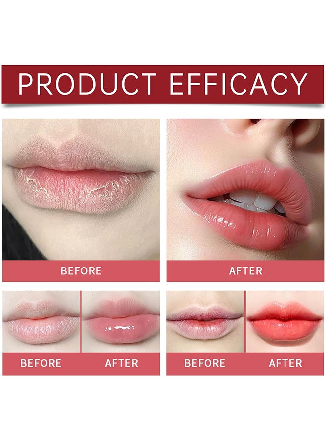 Mixiu 2PCS Lip Magic Lighten Scrub Cream, Dark Black Lip Removal Exfoliation Pigmentation, Fade Dull Pink Lip Balm Brighten, Anti-Crack Moisturizing, Smooth Lips, Gentle Exfoliator For Chapped And Dry Lips  - Image 4