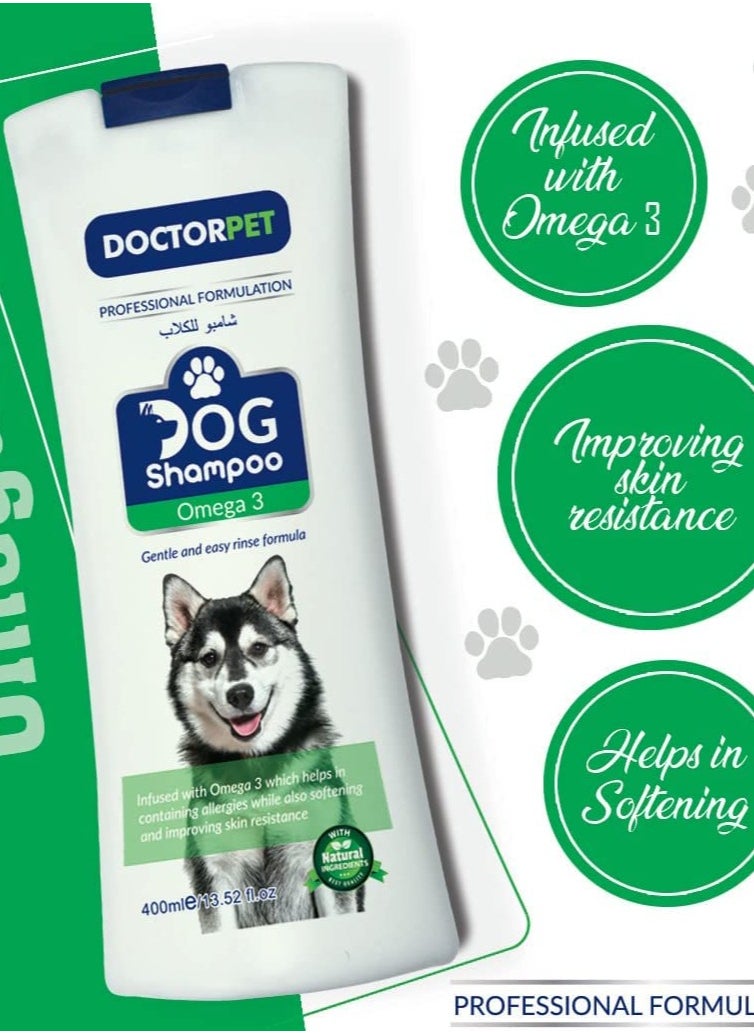 Doctor Pet Dog Shampoo Omega 3 400ML - pzsku/Z53D77288874C4ED19D15Z/45/_/1735383934/8b6a540c-d41a-40ab-8e2d-4572071de4fb