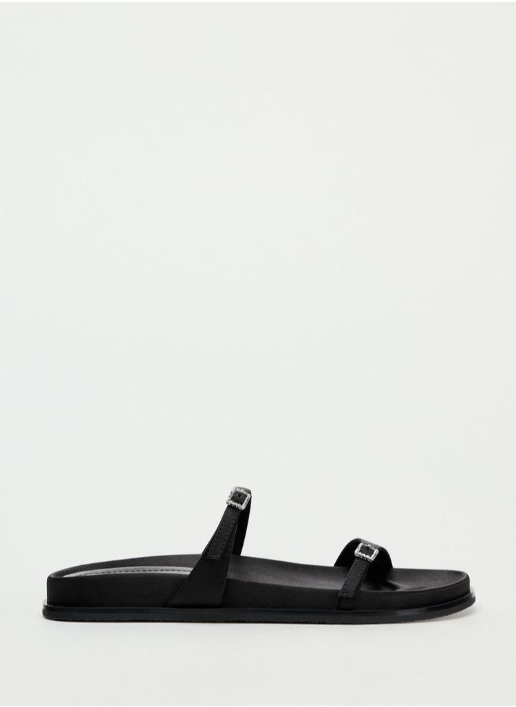 Zara Satin flat sandals  - Image 1