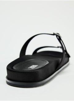 Zara Satin flat sandals  - Image 3