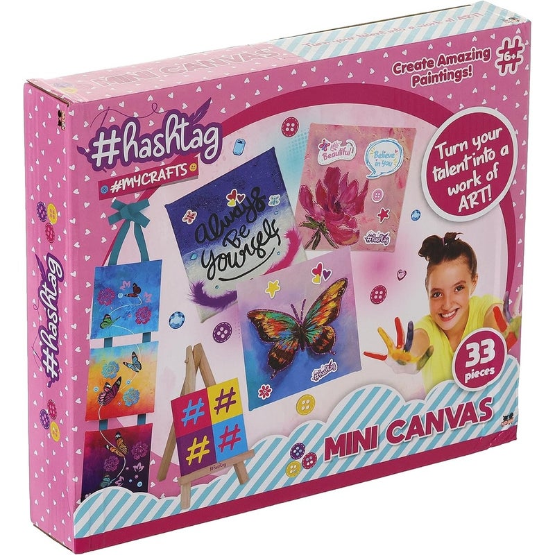 هاشتاج رسم اللوح الصغيرة مع التلوين 33 قطعة - HTMC2104 - Image 1