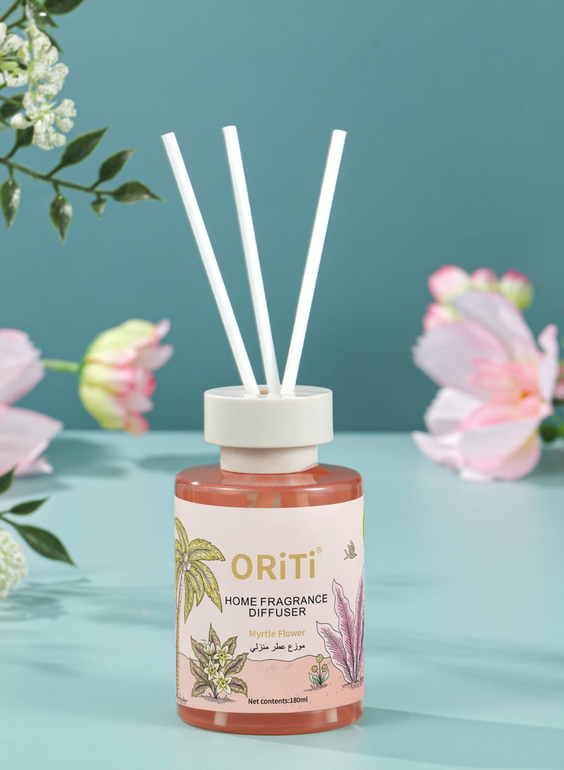 ORiTi 3 PCS Floral Scent Diffuser 180ml Natural Essential Oil Liquid, Romantic Home Decor with Fresh Scent from Plants, Plastic Bottle for Easy Carrying, Home Fragrance, Elegant Packaging, Durable Plastic - Image 3
