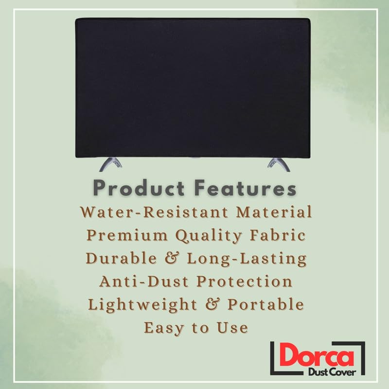 Dorca ® Fabric Dust Care Television Cover For LG 139.7 Cm (55 Inches) 4K Ultra HD Smart Nanocell TV 55NANO73TPZ - Image 2