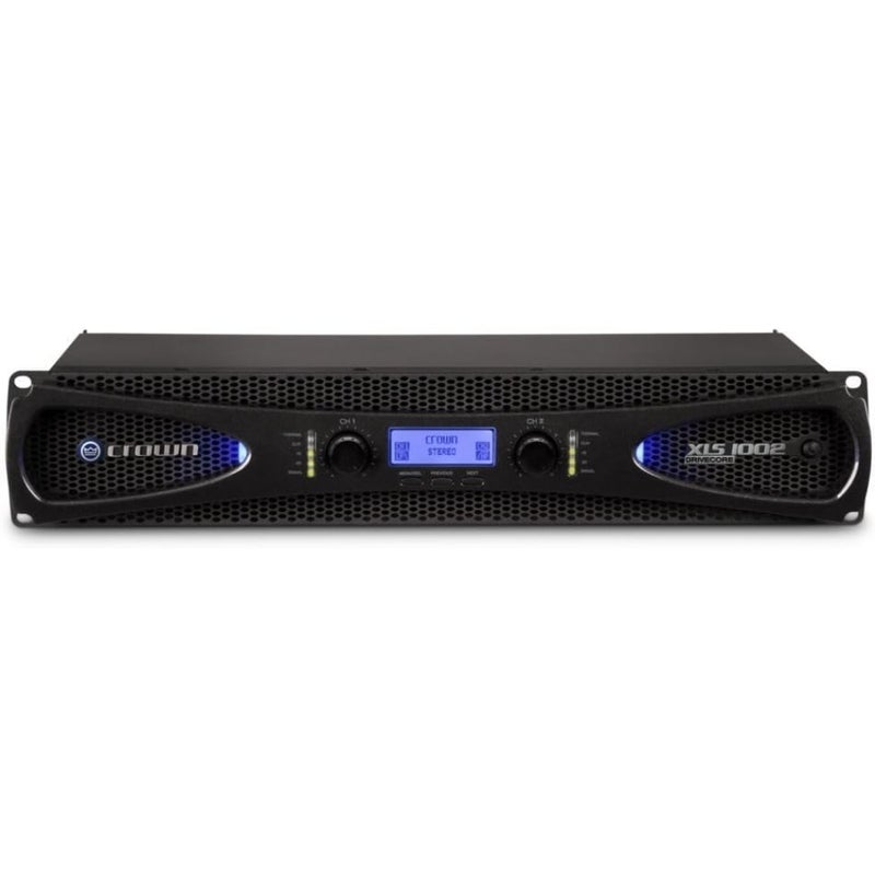 NOONXLS1002 مضخم طاقة احترافي ثنائي القناة من الفئة D DriveCore مع DSP ومرشحات تمرير النطاق ومحددات Peakx. مدخلات XLR/RCA، 350 وات عند 4 أوم، نظام PureBand Crossover. أسود444 - Image 2
