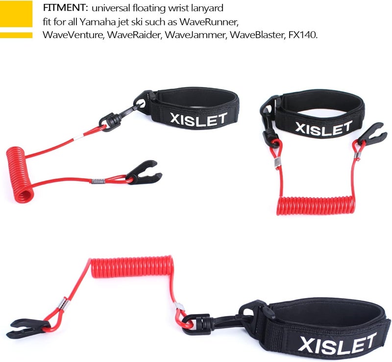 Xislet حبل مفاتيح ياماها لجت سكي لويفرنر VX كروزر FX لسلامة المحرك - Image 4