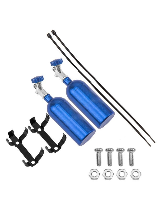 Vgoohobby Ohobby Simulation Nitrogen Bottle Decoration Part Accessory Compatible With Traxxas Trx4 Axial Scx10 Rc4Wd Tamiya Cc01 D90 90046 1/10 Rc Crawler (Bue) - Image 2