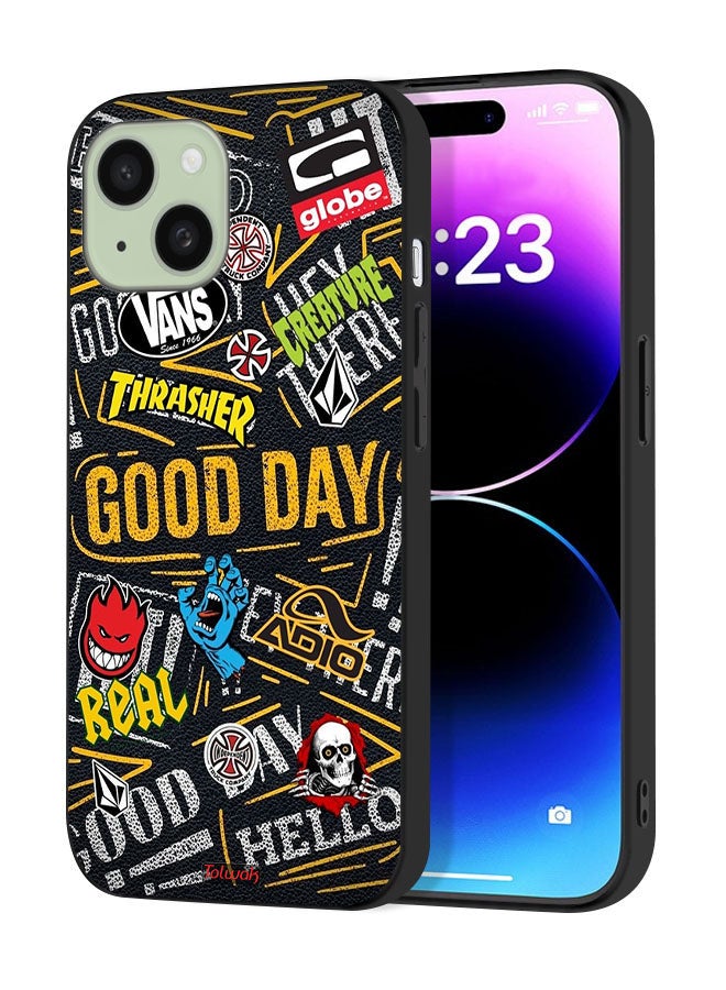 Tolwak Apple iPhone 15 Protective Case Cover Good Day - Image 1