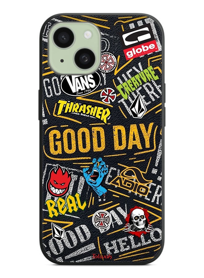 Tolwak Apple iPhone 15 Protective Case Cover Good Day - Image 2