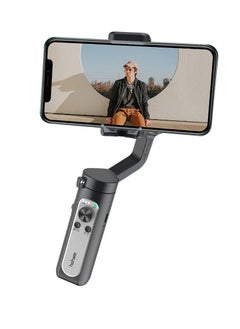 hohem Hohem iSteady X 3-Axis Lightweight Foldable Gimbal Stabilizer Supports Moment/Beauty/Auto-Inception Mode Compatible with iPhone 14/15 Pro/and Android Smartphones (iSteady X Black)  - Image 1