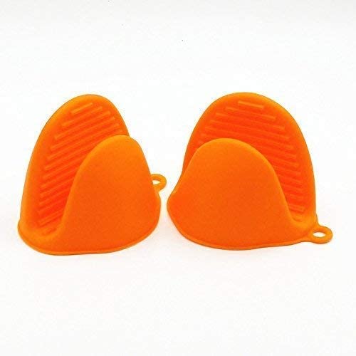 GLNRM GLNRM Silicone Microwave Oven Heat Resistant Pinch Grip Mitten Oven Mitt Gripper Grip Kitchen Pot Holder Utensil Tool Multi Color 2 pcs Oven Mitten 
