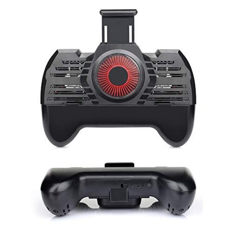 Mobile Phone Gamepad Controller, 4 in 1 Mobile Game Controller with Dual Cooling Fans, 2200mAh Power Bank, Ergonomic and Built-in Kickstand for Movies, Gaming, Video Chatting and More - Image 1