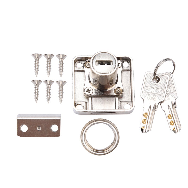Durable Reusable Furniture Lock for Display Cabinet Drawer Household Office(138-32) - Image 1