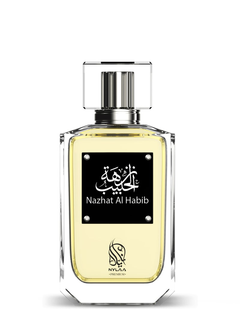 NYLAA Nazhat Al Habib Eau De Parfum(EDP) 100ML | Premium Unisex (Men and Women) Perfume | Long Lasting Arabian Fragrance | Daily Use Perfume - Image 2