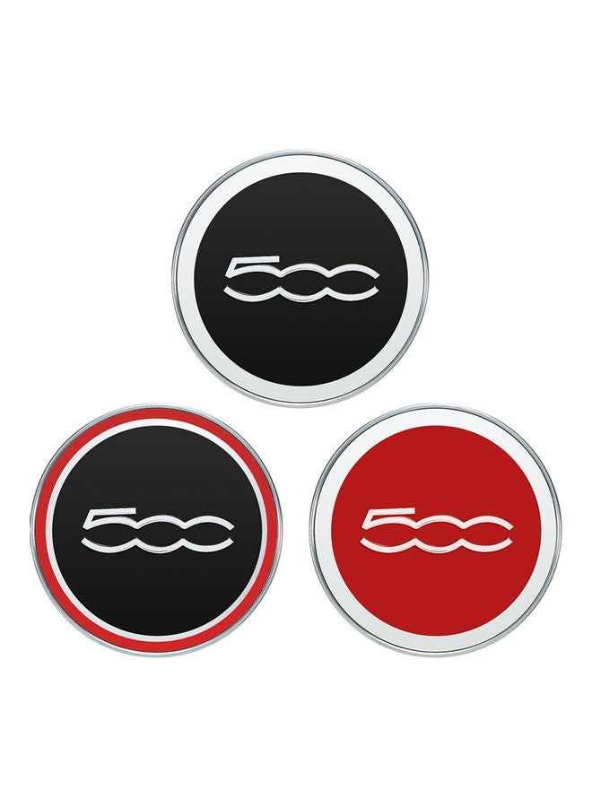 NIBEMINENT 5cc 60mm Car Wheel Center Caps Hub Tyre Rim Cap Cover For Fiat 500 Auto Accessories - Image 1