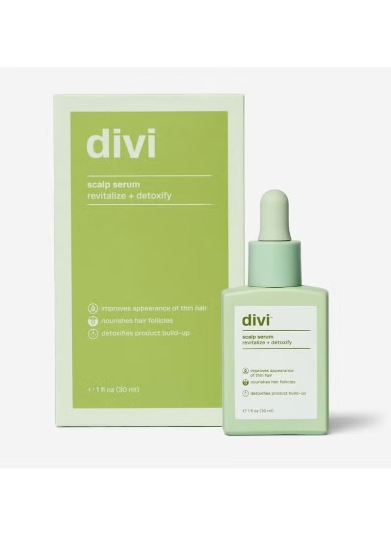 DiVi Scalp Serum for Thinning Hair, 30ml – Clinically Tested, Nourishing Formula with Amino Acids, Caffeine & Rosemary Oil – Promotes Healthy Scalp & Fuller-Looking Hair, Reduces Oil & Product Buildup - Image 2
