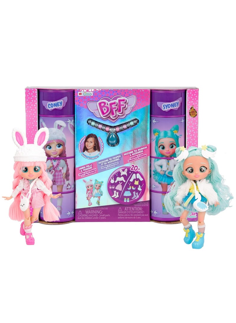 CRY BABIES Bff Fashion Doll - Coney & Sydney - Image 1