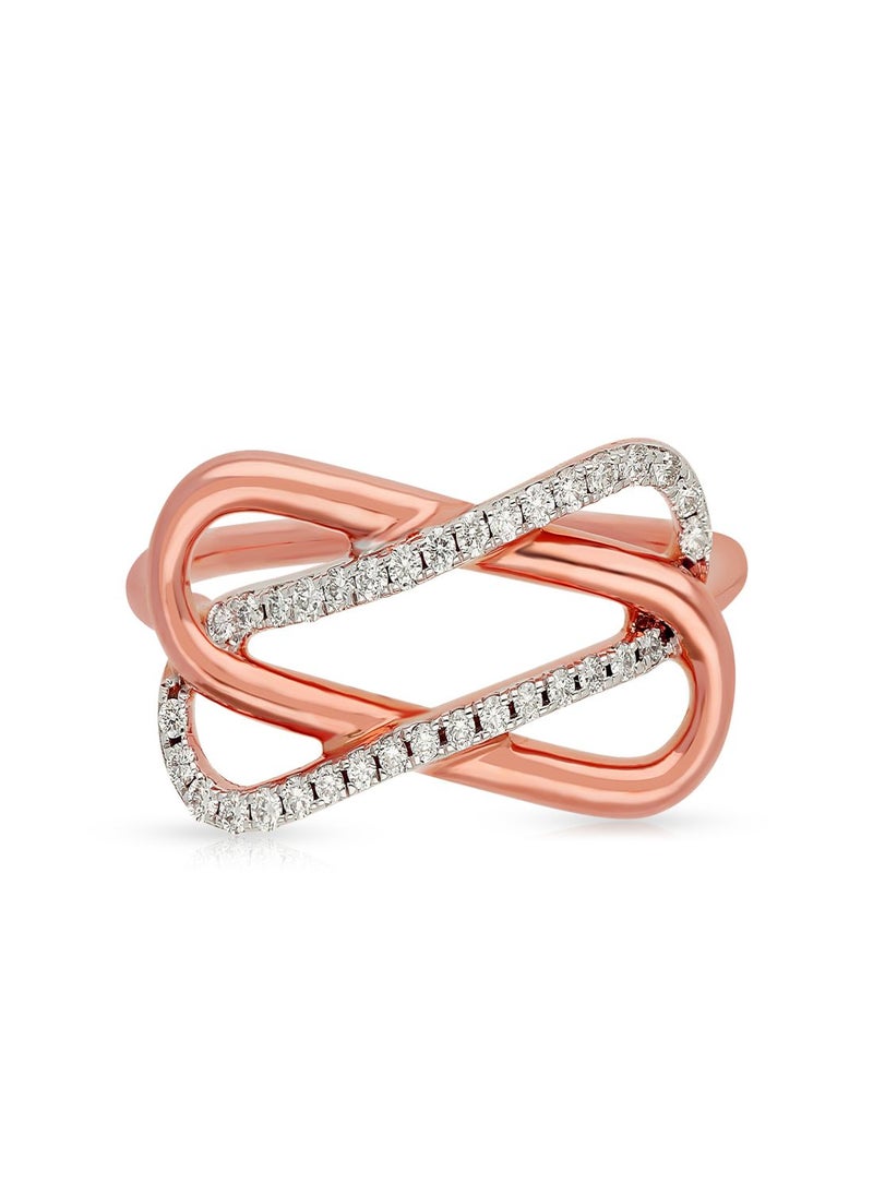 Malabar Gold and Diamonds 18k 750 Purity Mine Diamond Ring MZOZOU148RN1  - Image 2