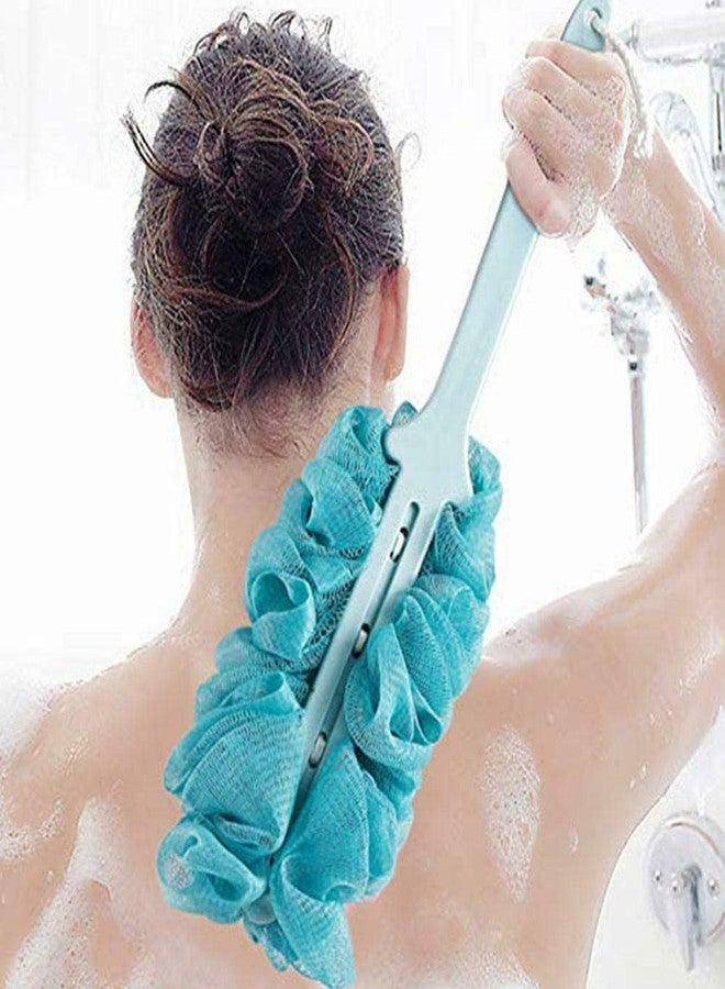 TimBuk2 Loofah Body Cleansing Bath Sponge Loofah with Handle for Women and Men Beauty Accessories (Color May Vary)) (Pack of 2) - Image 2