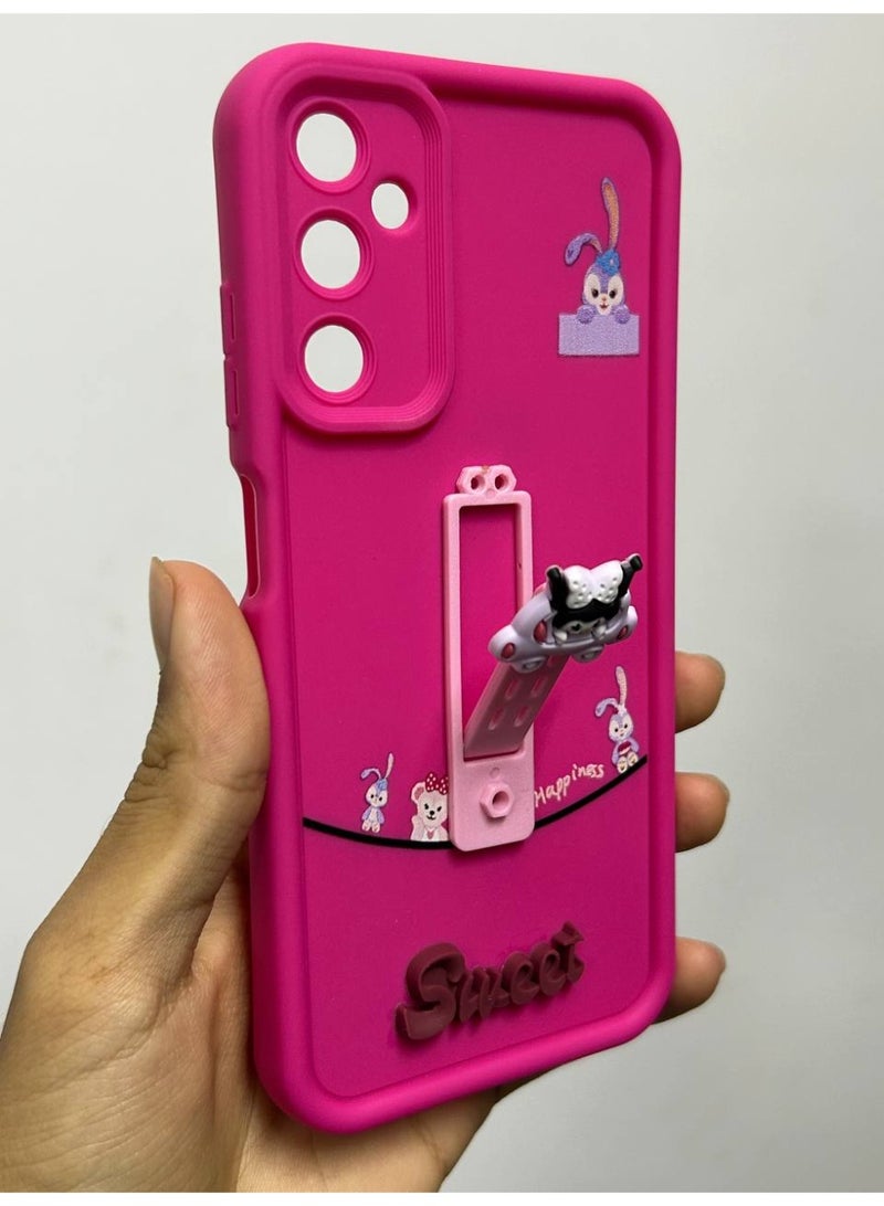 جراب خلفي بتصميم كرتوني جديد عليه كلمه Sweet متوافق مع هاتف Samsung A05S - Image 1