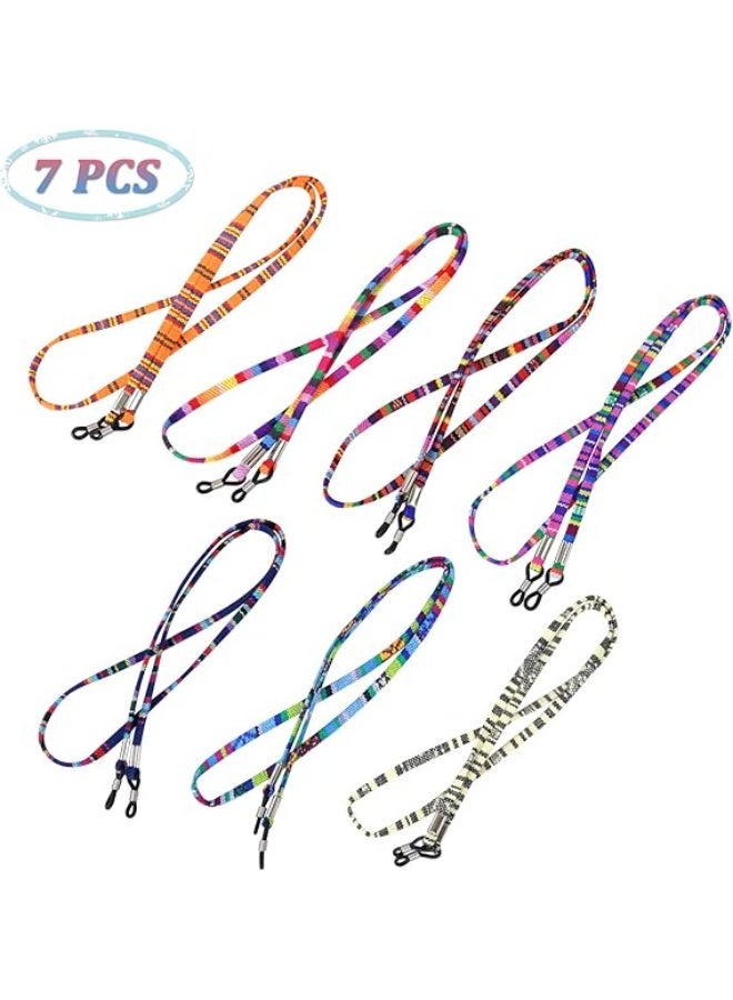 7Pcs Eyeglass Lanyards Adjustable Sunglasses Chains Retainer, Non-Slip Strap for Women Men & Children - Image 4