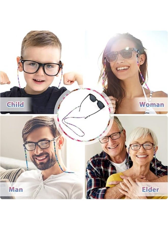 7Pcs Eyeglass Lanyards Adjustable Sunglasses Chains Retainer, Non-Slip Strap for Women Men & Children - Image 5