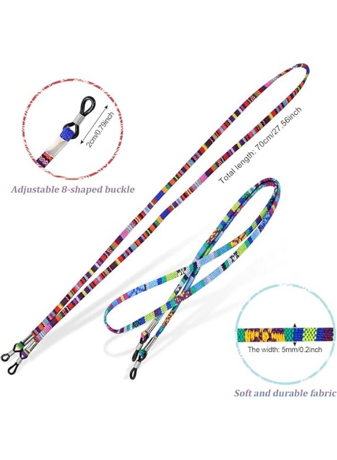 7Pcs Eyeglass Lanyards Adjustable Sunglasses Chains Retainer, Non-Slip Strap for Women Men & Children - Image 2