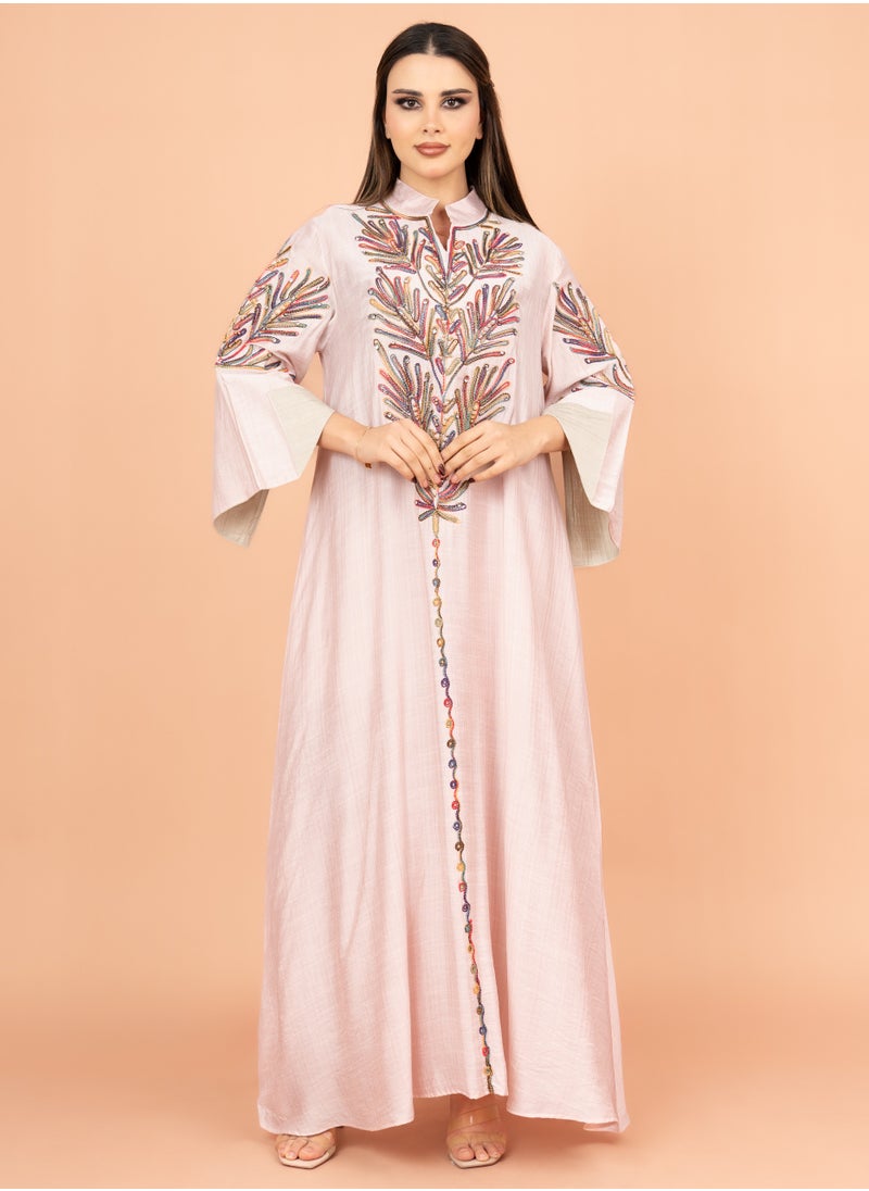 Crystal-Embellished Embroidered Jalabiya IK4001 Peach - pzsku/Z53D8B90DE690FA0E40E0Z/45/_/1740909978/859ade27-810b-486c-b5bd-db34e564c4c9