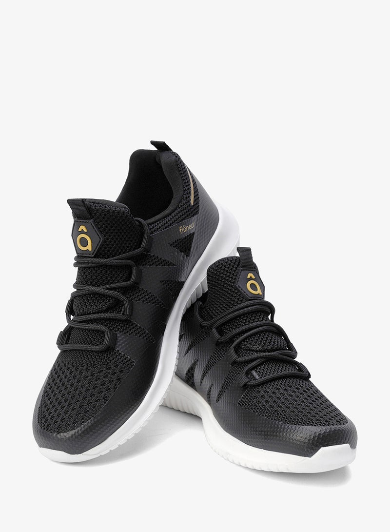 flâneur FLANEUR Women's Casual Sneakers Slip On with Adjustable Elastic Laces No Tie - Comfortable Non-Slip Gym Low Shoes for Walking, Tennis - Lightweight Breathable Training & Sports Shoes - Image 4