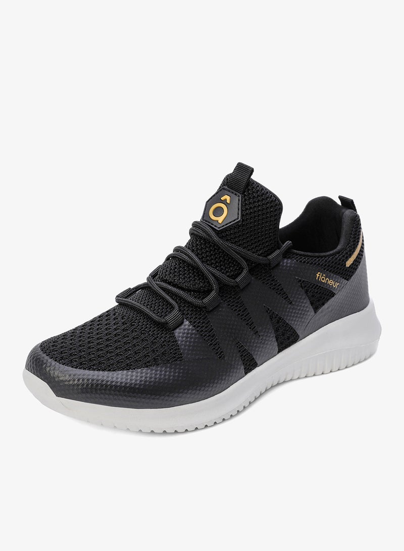 flâneur FLANEUR Women's Casual Sneakers Slip On with Adjustable Elastic Laces No Tie - Comfortable Non-Slip Gym Low Shoes for Walking, Tennis - Lightweight Breathable Training & Sports Shoes - Image 1