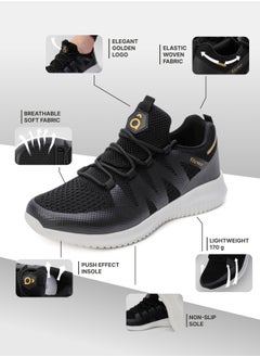 flâneur FLANEUR Women's Casual Sneakers Slip On with Adjustable Elastic Laces No Tie - Comfortable Non-Slip Gym Low Shoes for Walking, Tennis - Lightweight Breathable Training & Sports Shoes  - Image 3