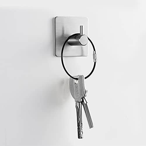 Bidponds 25 Pack Wire Keychain Cable 2mm 6.3 Inches Nylon Coated Stainless Steel Screw Lock Key Ring Loop for Hanging Luggage Tags or ID Tags,Black - Image 4
