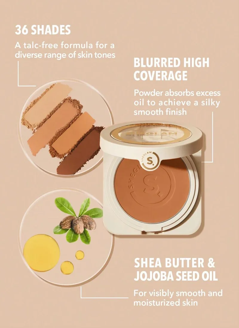 SHEGLAM Skin-Focus High Coverage Powder Foundation-Shell