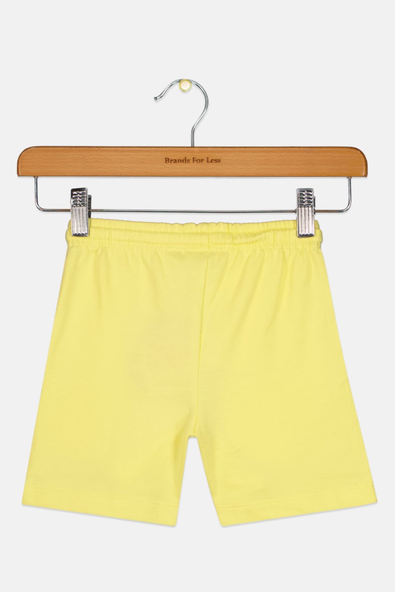 nickelodeon Kids Girl Garfield Basic Shorts, Yellow - Image 2