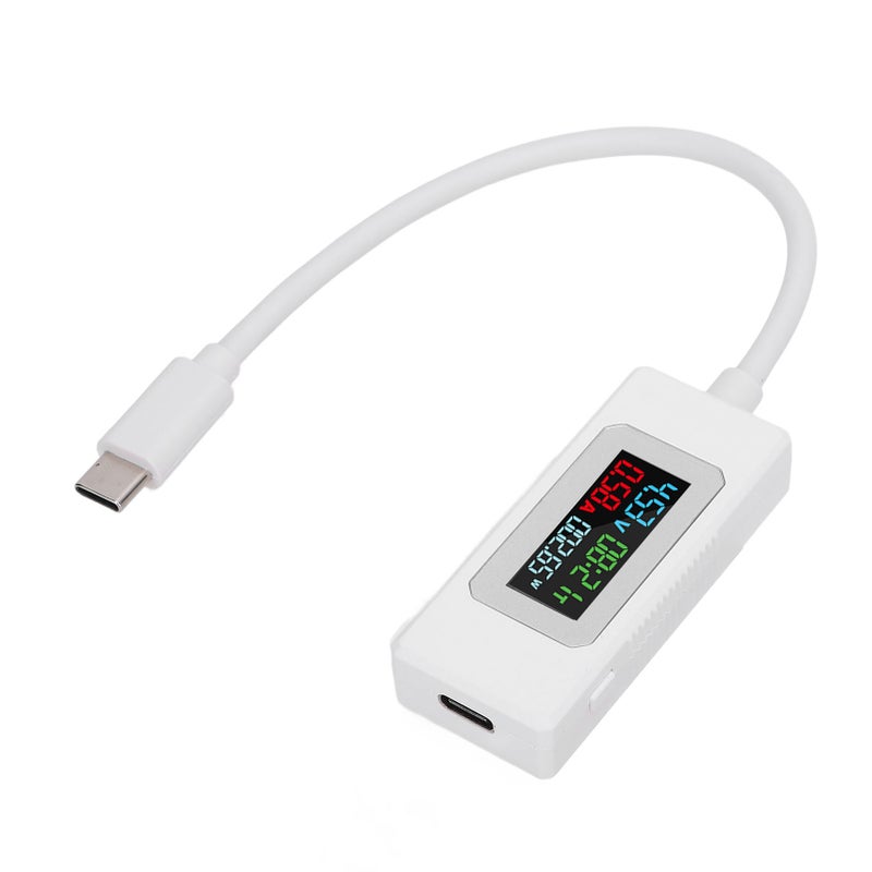 USB C Tester 4-30V 0-6.5A Type C Voltage Current Power Capacity Working Time Charger Detector - Image 4