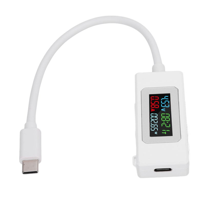 USB C Tester 4-30V 0-6.5A Type C Voltage Current Power Capacity Working Time Charger Detector - Image 5