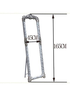 Generic Decorhills Stand Mirror, Full Length Mirror Standing Mirror, Large Rectangle Bedroom Mirror Floor Mirror, Carved Frame  - Image 3