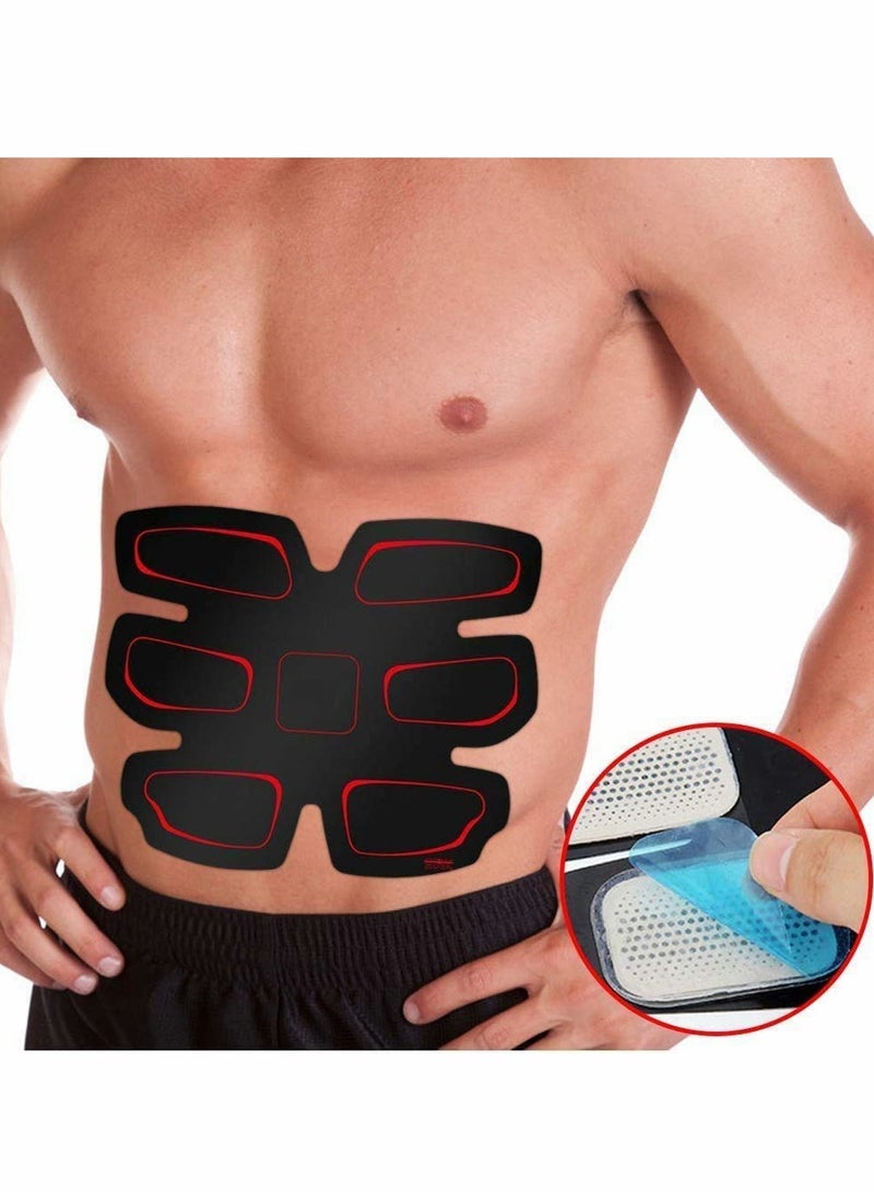 Loquat Abs Trainer Replacement Gel Pads, DELFINO Muscle Stimulator Gel Pads Abdominal Toning Belt Gel Pads Accessories Replacement Pads Muscle for Abs Toner Stimulator Abdominal Muscle Trainer, 36 Pcs - Image 2