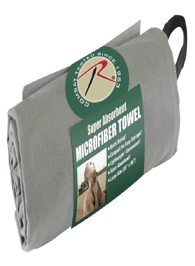 Rothco Microfiber Towel - Fast Drying, Lightweight and Durable - Olive Drab - 30" x 50" - Image 4
