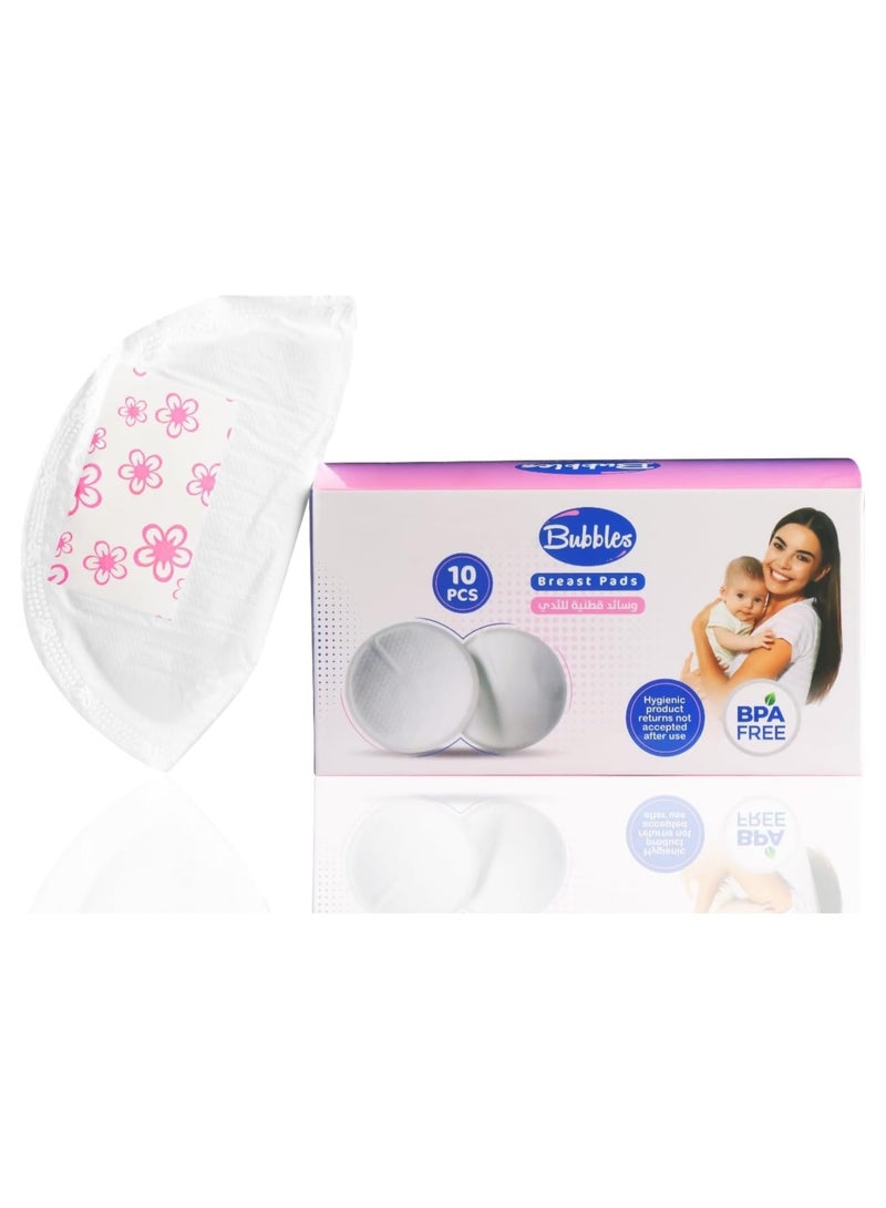 Bubbles Breast Pads 10 Piece - Image 2