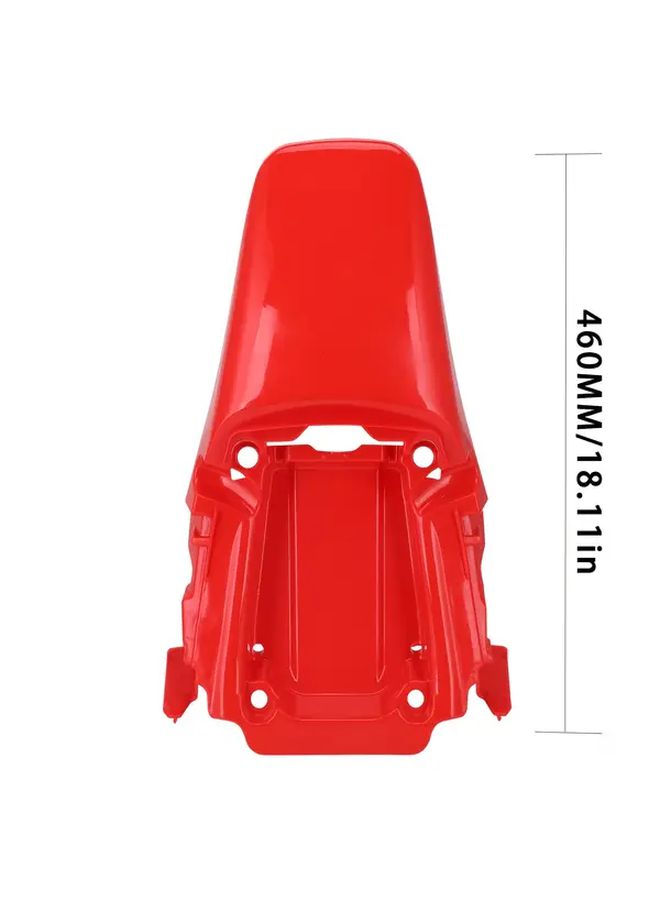 Red Rear Fender Panel For Dirt Bike Seat Cover Plastic PP Compatible Models - Image 2
