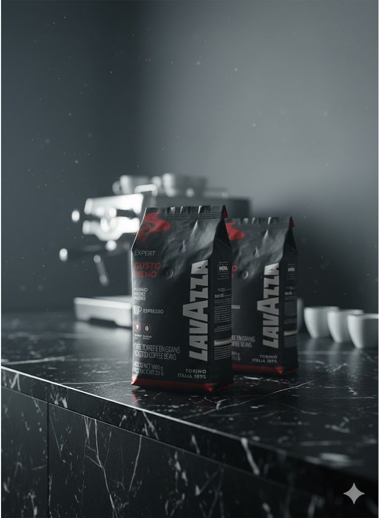 لافازا حبوب قهوة غوستو بينو تحميص متوسط 2 كيلوجرام - Image 3