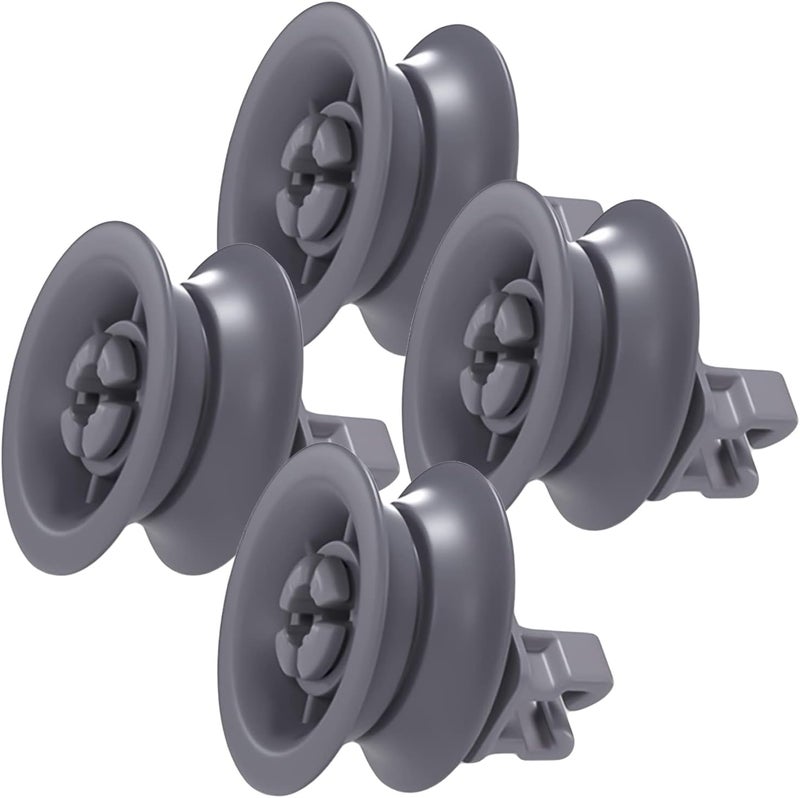 4 Pieces Wheel for Upper Basket Dishwasher 00611666 00165313 for Bosch Universal for All Models 10-Year Warranty –