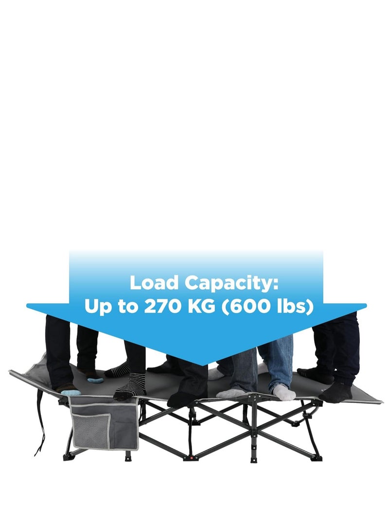 GO2CAMPS Heavy Duty Foldable Camping Bed With Carry Bag | Sun Lounger | Travel Bed | Camping Cot | Portable Multifunctional Trip Bed For Beach, Desert, Home,Offices, Camping, Traveling - Image 4