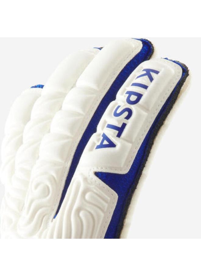 KIPSTA Adult Football Goalkeeper Gloves F500 Viralto - White/Blue  - Image 3