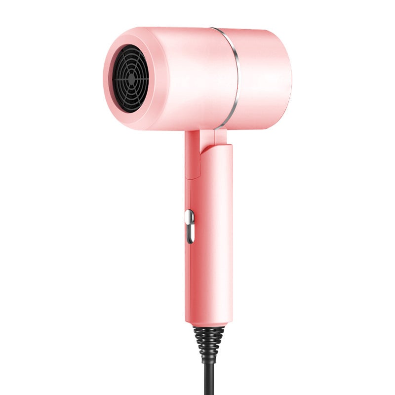 general New folding hair dryer shaking sound Net red hair dryer negative ion fashion hair dryer household appliances generation hair Sakura powder 【blue light foldable】】