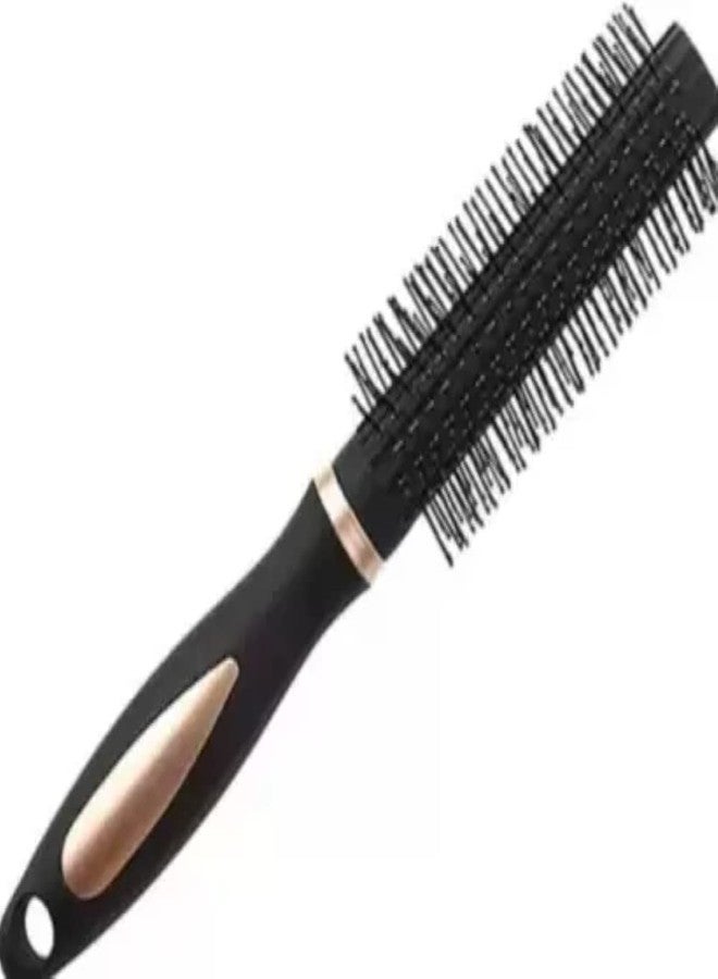 Premium Round Rolling Curling Black Comb For Men And Women