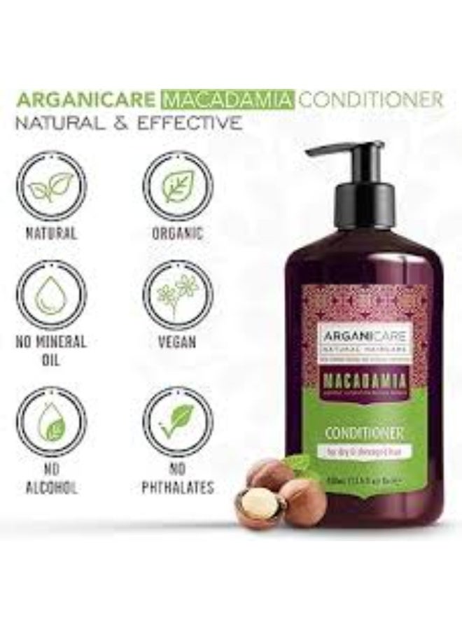 Arganicare Macadamia Conditioner 400ml - Image 2